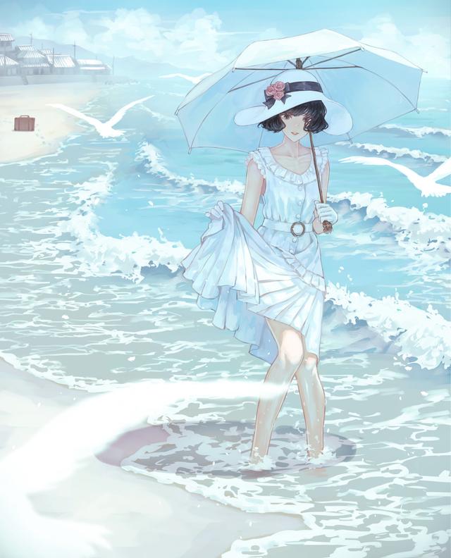 来自日本插画师的一组漂亮人物插画作品欣赏！画技精良的华丽大作-12.jpg