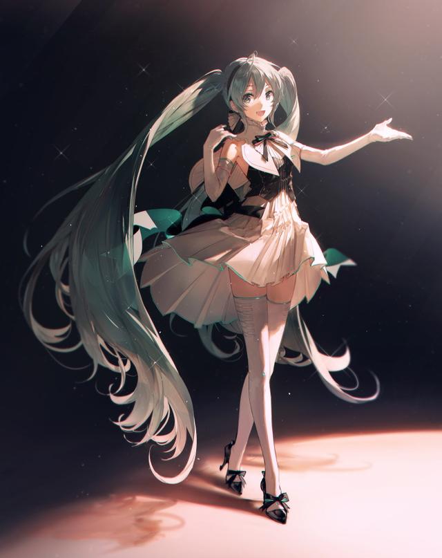 一组非常漂亮的初音未来同人插画作品欣赏！造型美型画风相当唯美-3.jpg