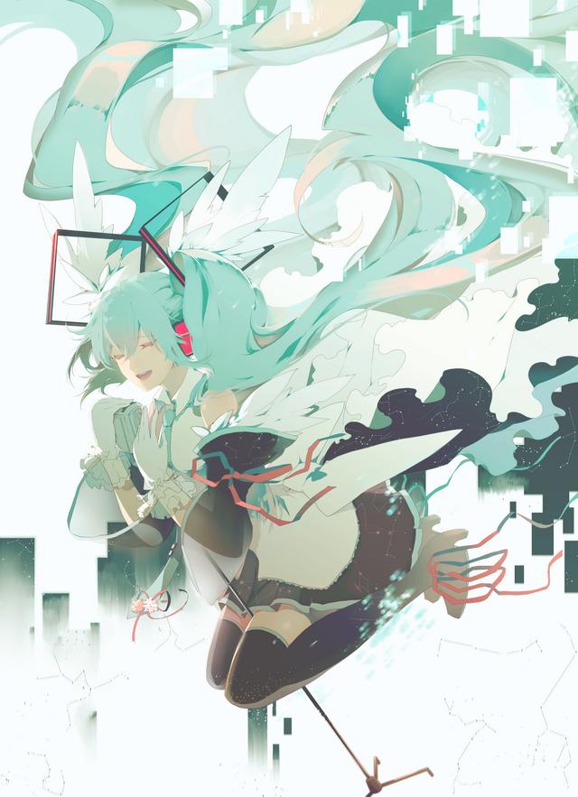 一组非常漂亮的初音未来同人插画作品欣赏！造型美型画风相当唯美-5.jpg