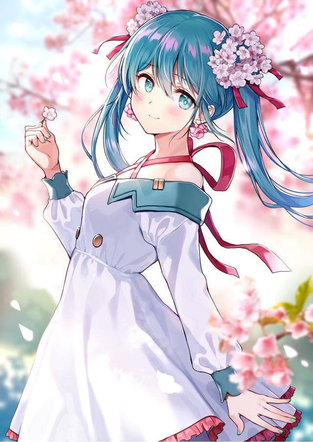 一组非常漂亮的初音未来同人插画作品欣赏！造型美型画风相当唯美-7.jpg