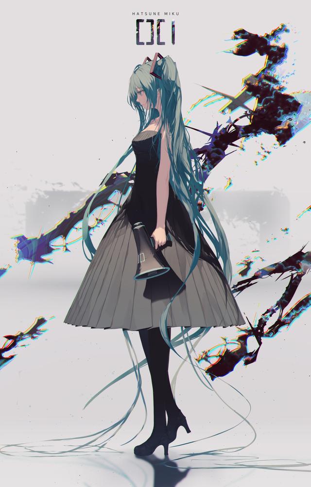 一组非常漂亮的初音未来同人插画作品欣赏！造型美型画风相当唯美-6.jpg