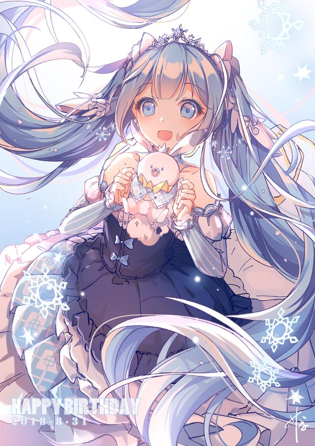 一组非常漂亮的初音未来同人插画作品欣赏！造型美型画风相当唯美-12.jpg