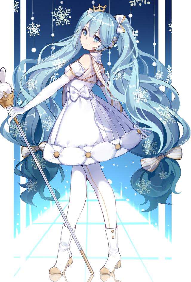 一组非常漂亮的初音未来同人插画作品欣赏！造型美型画风相当唯美-13.jpg