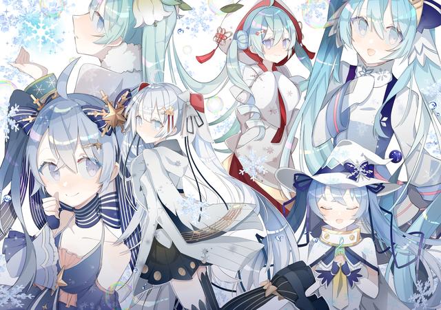 一组非常漂亮的初音未来同人插画作品欣赏！造型美型画风相当唯美-14.jpg