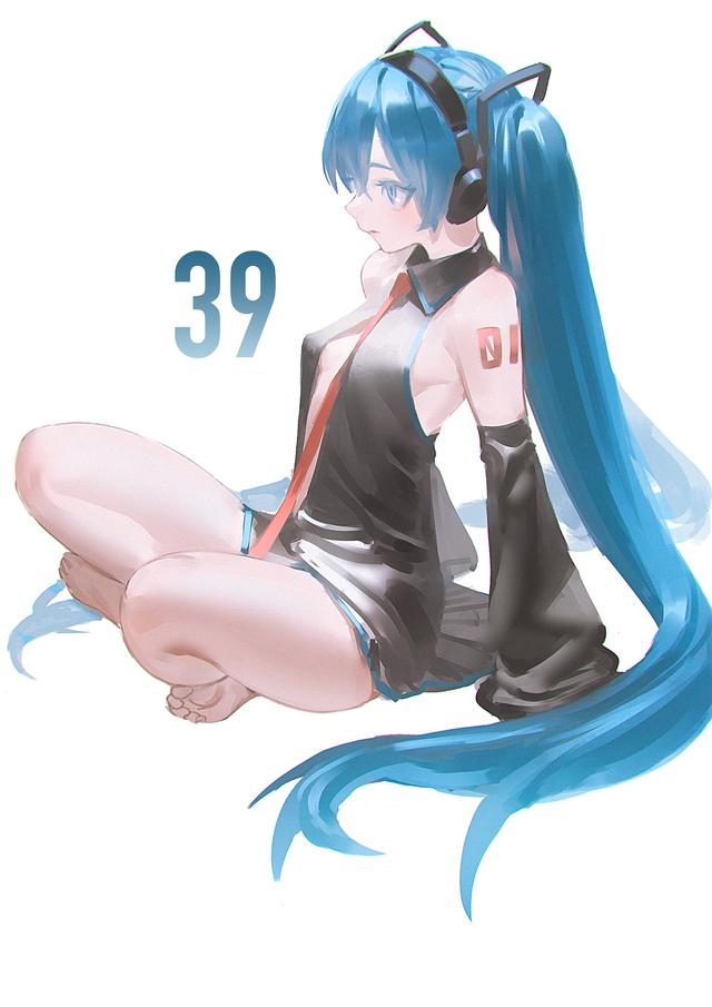 一组非常漂亮的初音未来同人插画作品欣赏！造型美型画风相当唯美-17.jpg