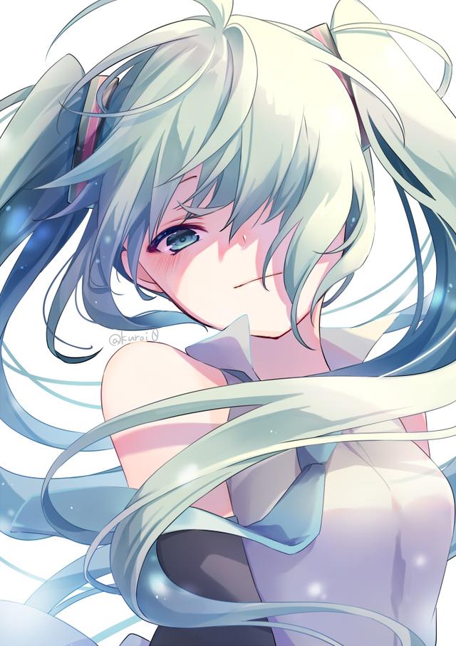 一组非常漂亮的初音未来同人插画作品欣赏！造型美型画风相当唯美-18.jpg
