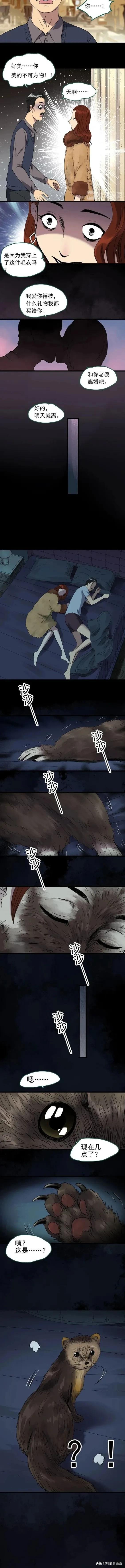 人性漫画:《貂皮大衣》一夜之间变成貂的女人-5.jpg