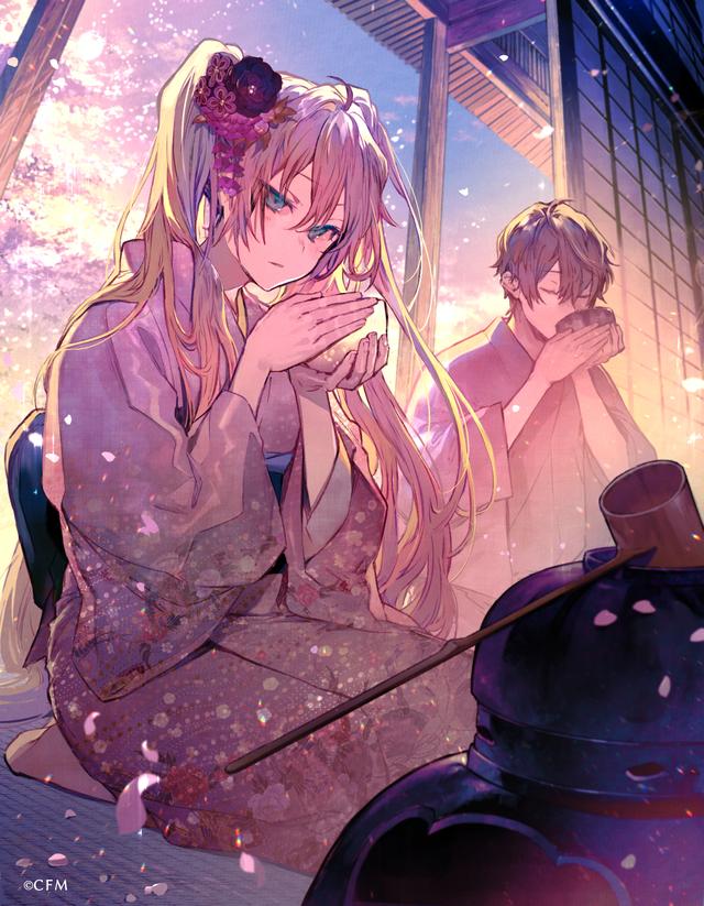 一组来自日本的漂亮人物插画作品欣赏！画技成熟画面华丽的佳作-14.jpg