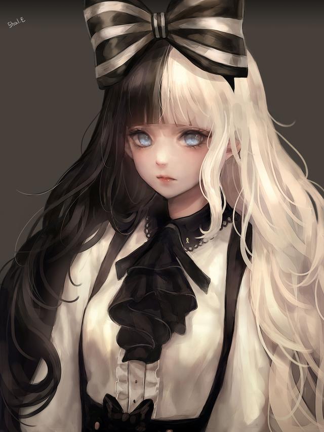 超美型《尼尔》2B姐插画绘制全过程（内附作画视频）-4.jpg