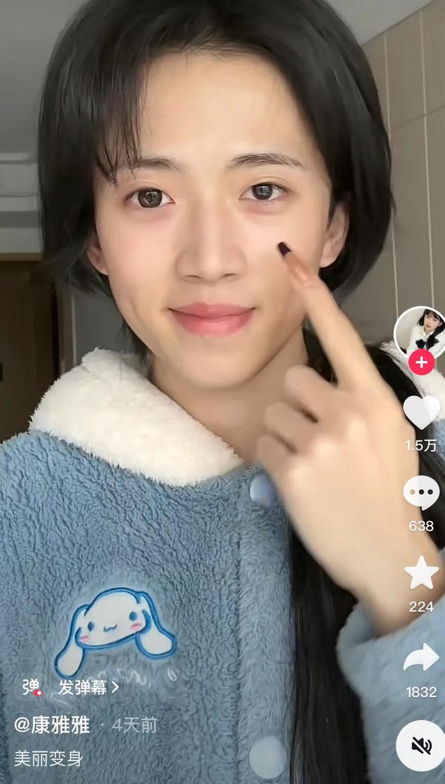 涂美甲，减肥瘦身70斤，进女浴室，盘点一下男扮女装爆火的网红们-21.jpg