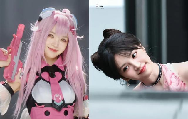 田曦薇COS“二次元”角色！粉色头发，粉白蓬蓬裙，可爱暴击！-7.jpg