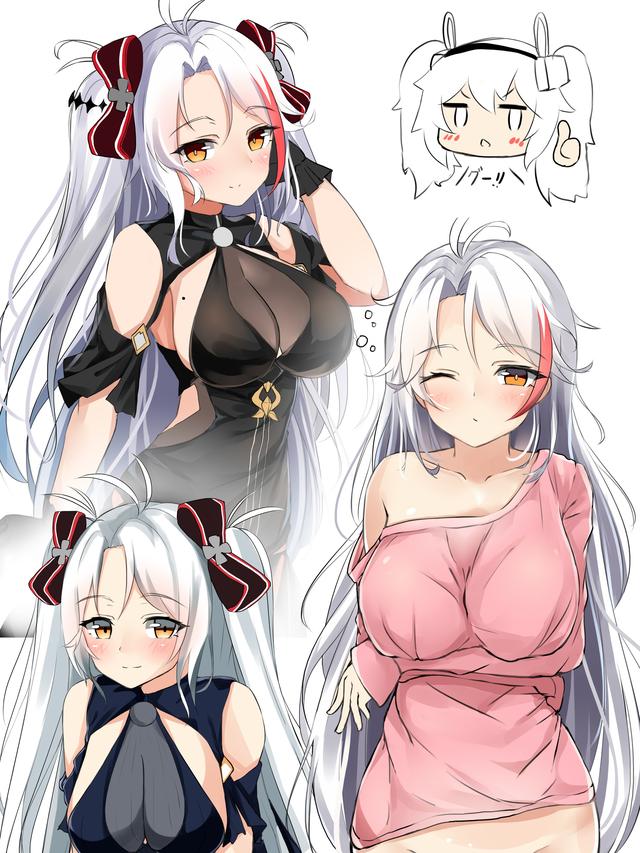 二次元碧蓝航线欧根亲王壁纸图包原画插画素材图合集-9.jpg