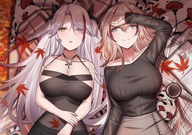 二次元碧蓝航线欧根亲王壁纸图包原画插画素材图合集-15.jpg