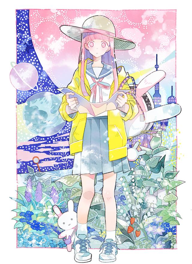 来自日本的插画师一组画面非常唯美的插画欣赏！很有艺术感的作品-2.jpg