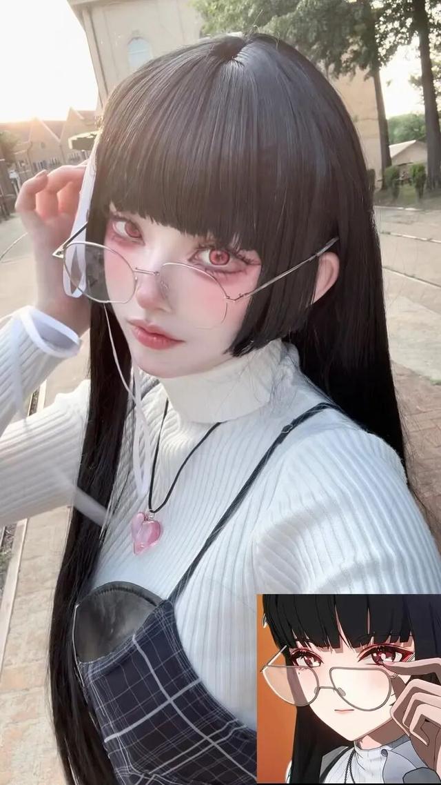 PPOYA千咲COS彻底封神！ 清透红瞳与粉红晕染眼妆绝美呼应，这才是把二次元照进现实的天花板-5.jpg