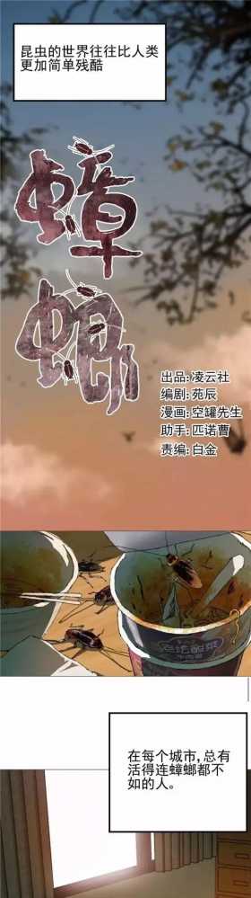 漫画：突然变成蟑螂的男人