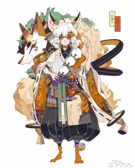 来自国内的插画师“茶魔魔”画风帅气的插画作品！人物造型很漂亮