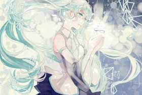 一组非常漂亮的初音未来同人插画作品欣赏！造型美型画风相当唯美